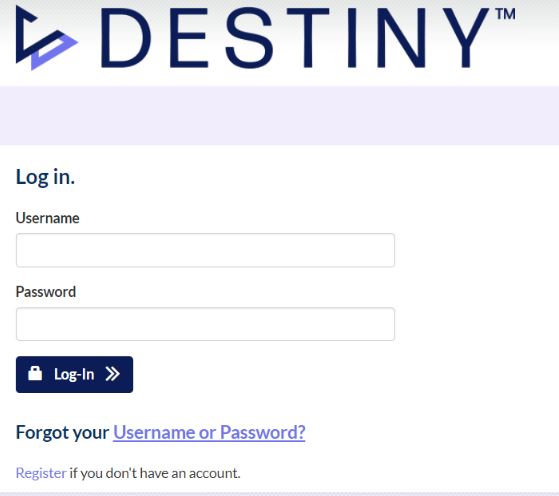 Login to Destiny Credit Card Login Portal