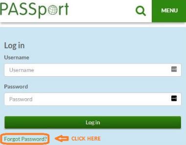 Reset Publix Passport Login Password