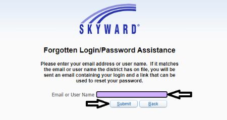 Skyward Alpine Login Reset Password