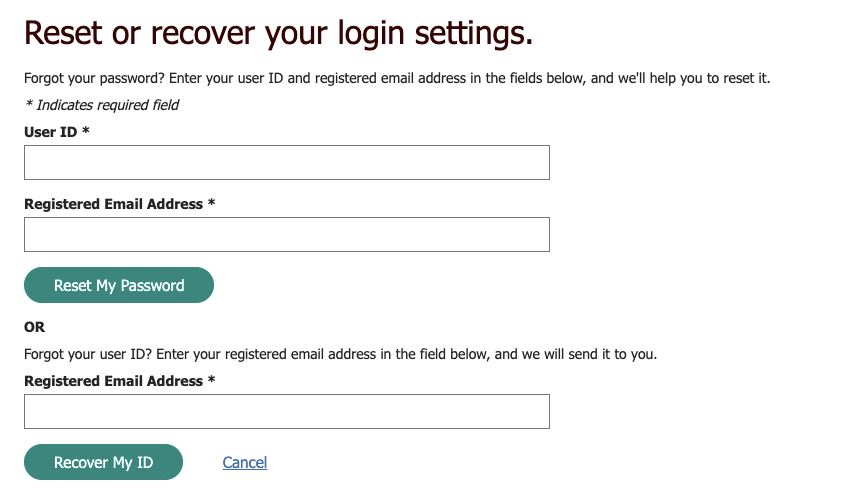 UPSers Forgot Password