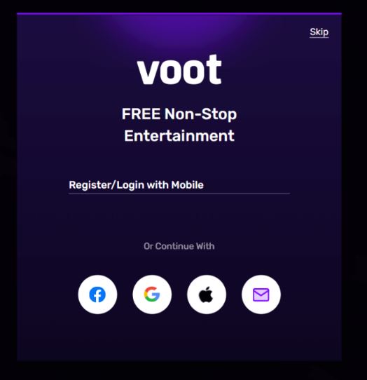 www voot com activate