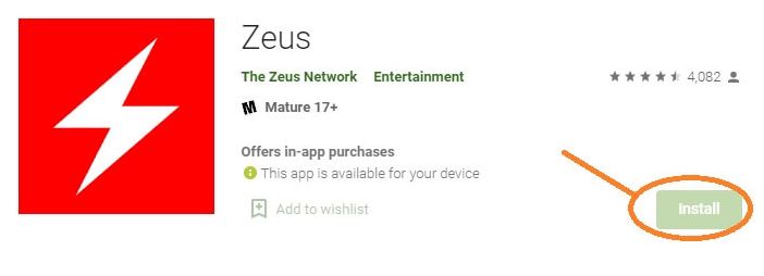 Activate The Zeus Network App on Android TV
