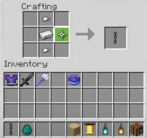 How To Make Chains In Minecraft