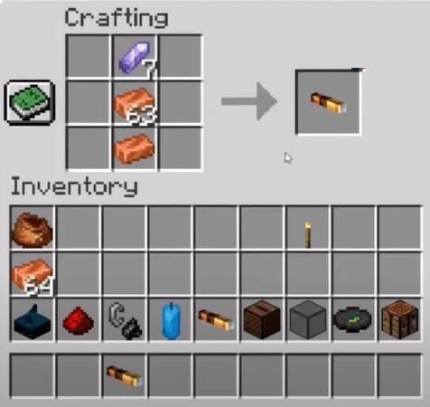 Add The Copper Ingots and Amethyst Shard To The Menu