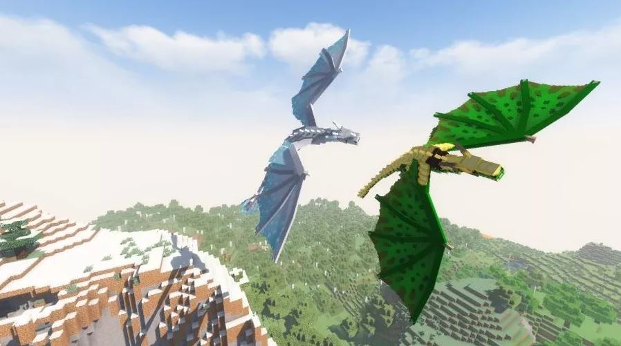 Best Minecraft Mods Fire and Ice Dragons