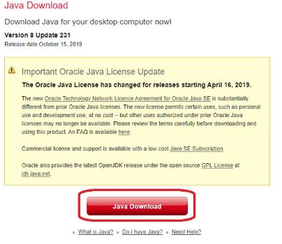 Get the Latest Version of Java