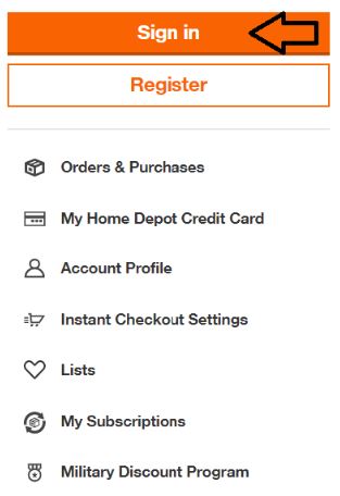 Home Depot Credit Card Payment