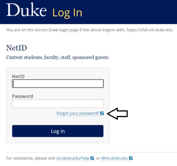 How to Reset Duke Email Login Password