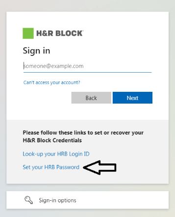 How to Reset HRBlock DNA Login Password