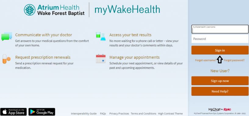 Login to Mywakehealth Account for Paying Bills