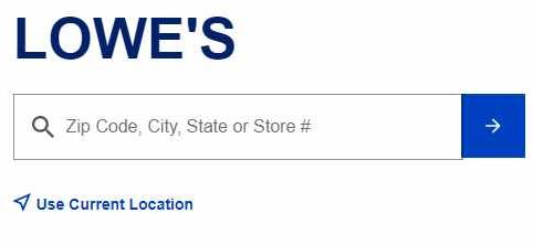Lowes Store Finder