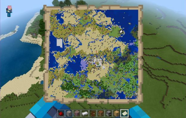 Make a in Map Minecraft