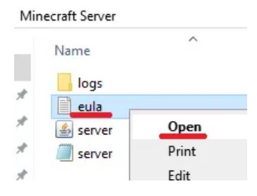 a server in Minecraft