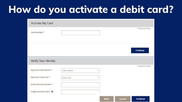 activate a debit card