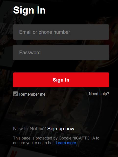 Activate Netflix using