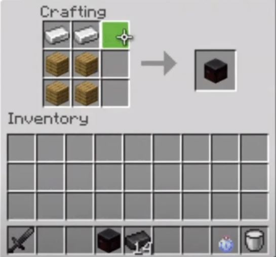 Add The Smithing Table Items To The Menu