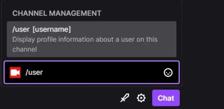 Check Twitch Chat via the Search Function