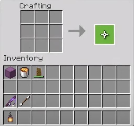Move The Lantern To Your Inventory