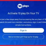 Activate 10 play on Smart TV, Apple TV, Xbox, PS4