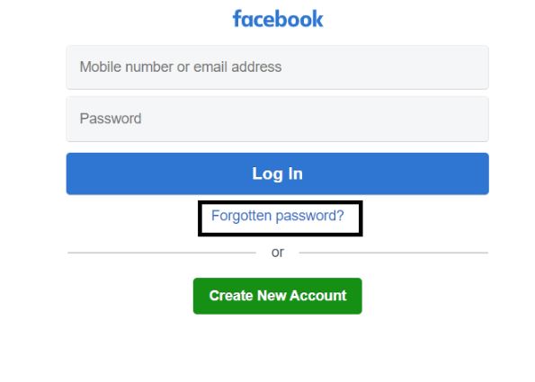 How to Reset Facebook Touch Login Password