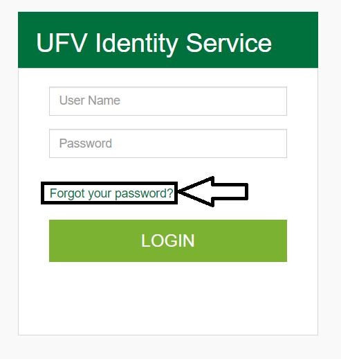 How to Reset MyufvLogin Password
