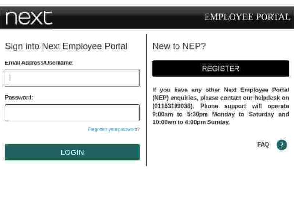 Login to Next Employee Portal