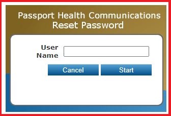 Reset Passport Onesource Login Password
