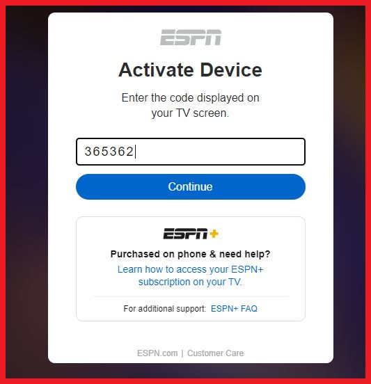 What should I do with the Espn Com Subscribe Activation Code