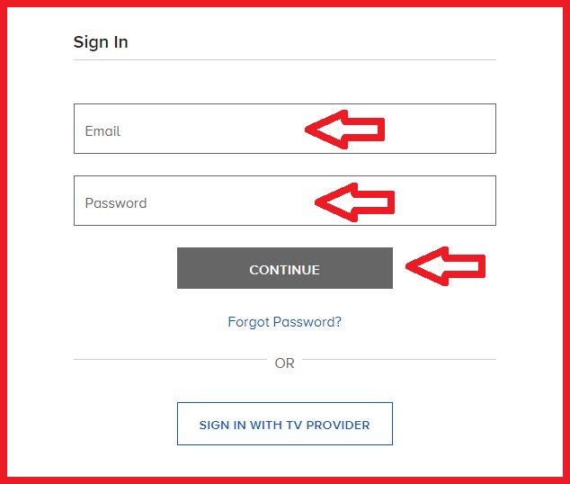sign in to cbs network