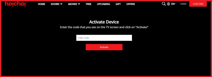 How to Activate Hoichoi App using
