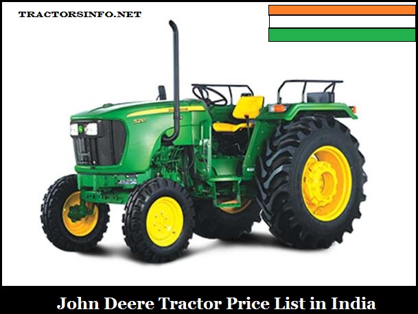 John Deere Tractor Price List in India vv