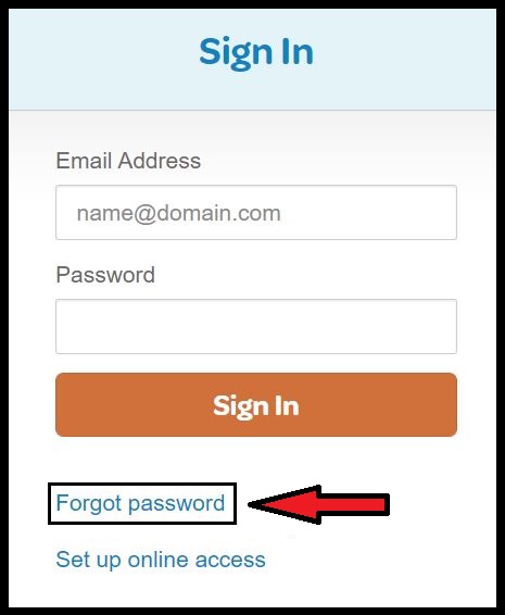 click on forgot password in spotloan login page