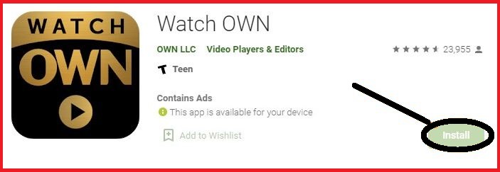 watch own on google playstore