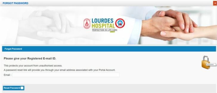 Lourdes Hospital Patient Portal – Forgot Password