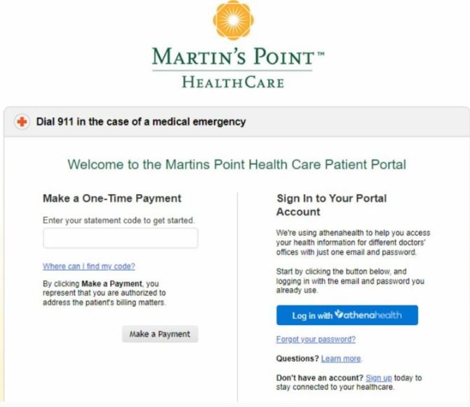 Martins Point Patient Portal Login