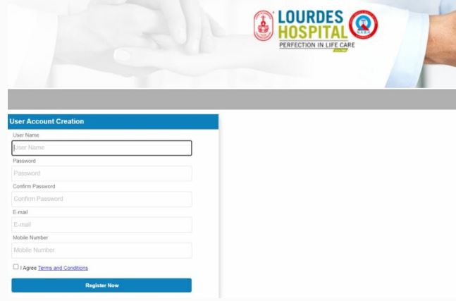 register on Lourdes Hospital Patient Portal