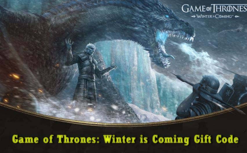 Game of Thrones Winter is Coming codes