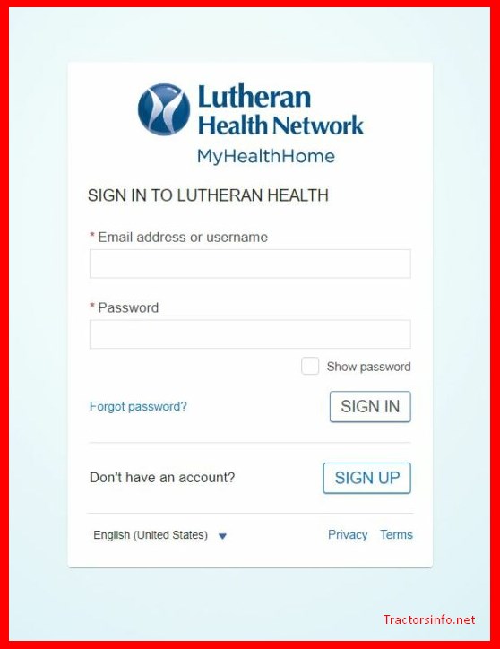 Lutheran Health Network Patient Portal login
