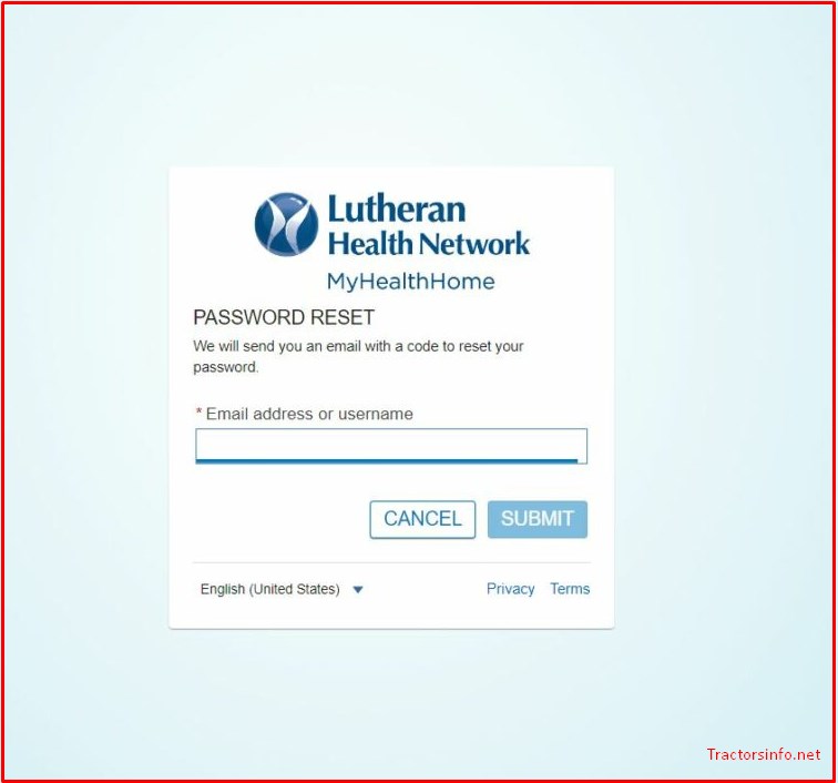 Lutheran Patient Portal forgot password