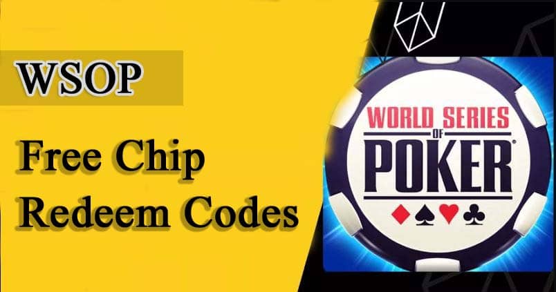 WSOP Redeem Codes
