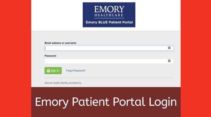 Reset Emory Patient Portal