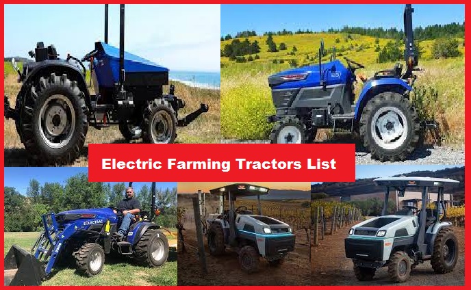 Electric Farming Tractors List