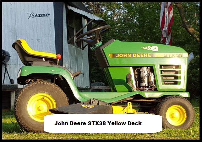 John Deere STX38 Yellow Deck Price, Specs & Attachments